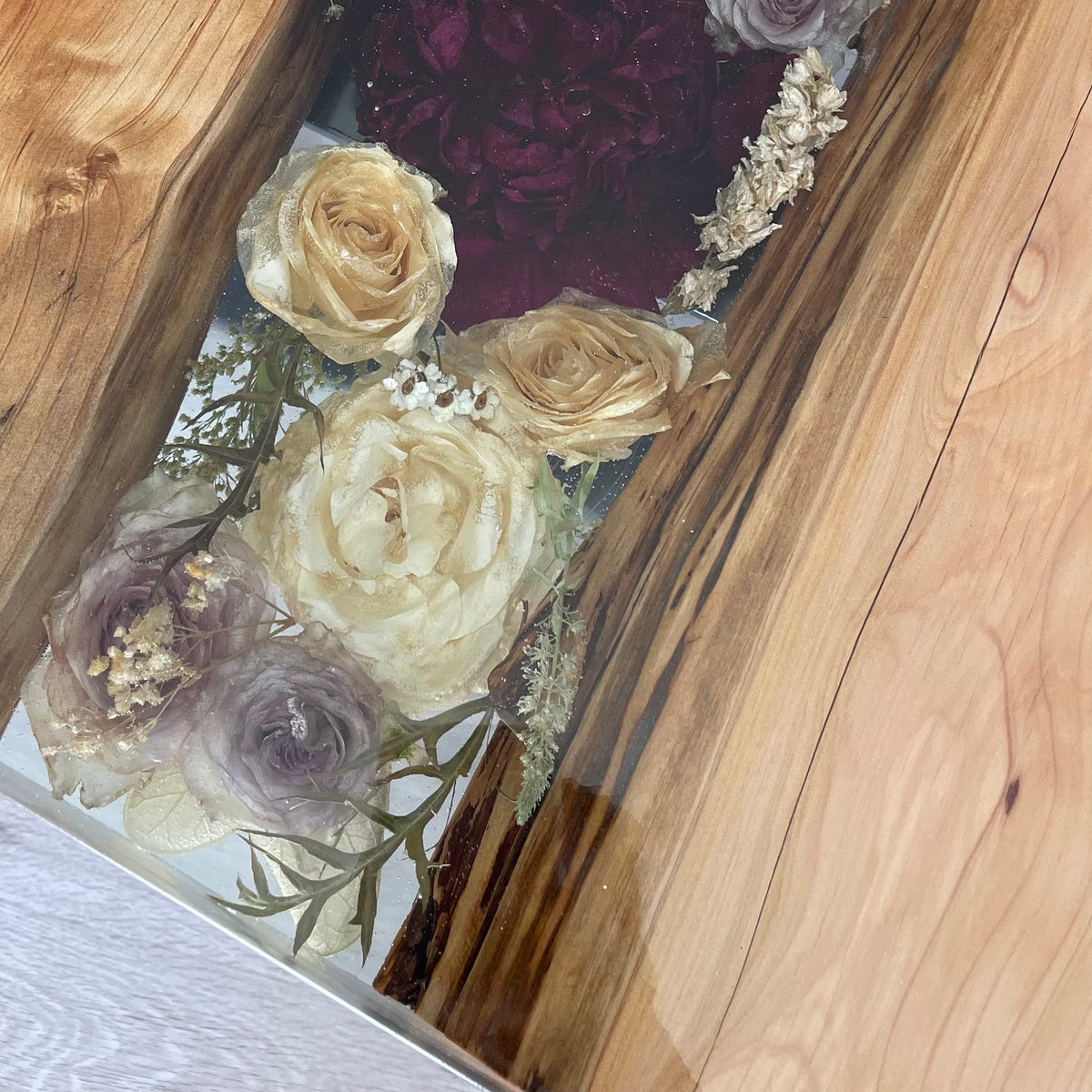 Resin coffee table