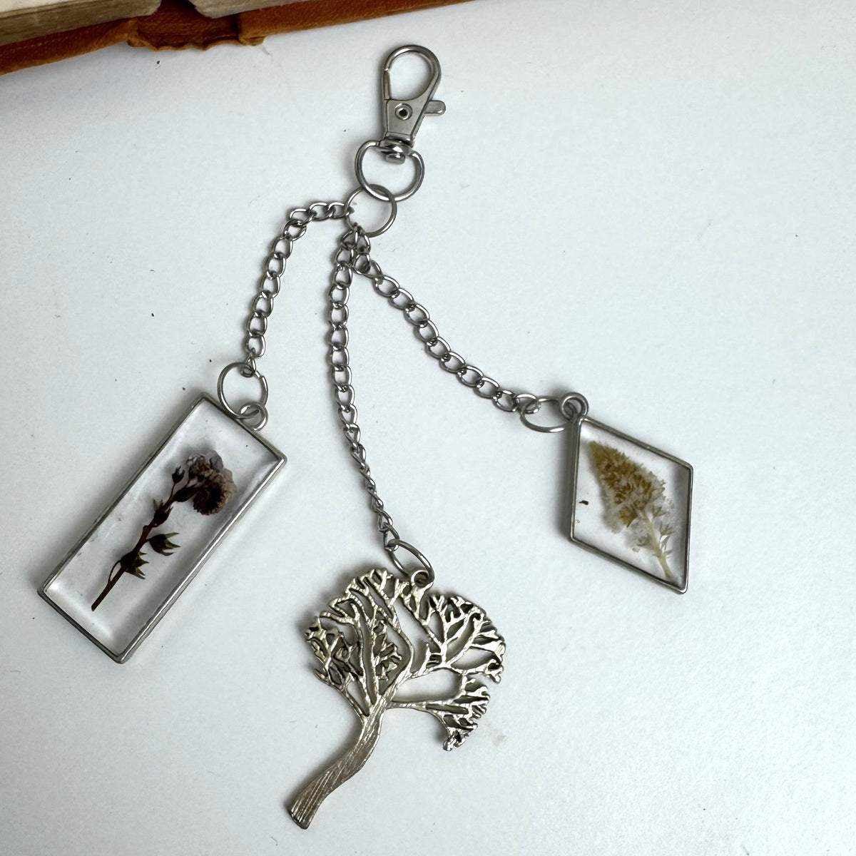 Botanical Charm Keyring